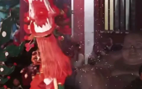宾阳炮龙节的肌肉男们火了！