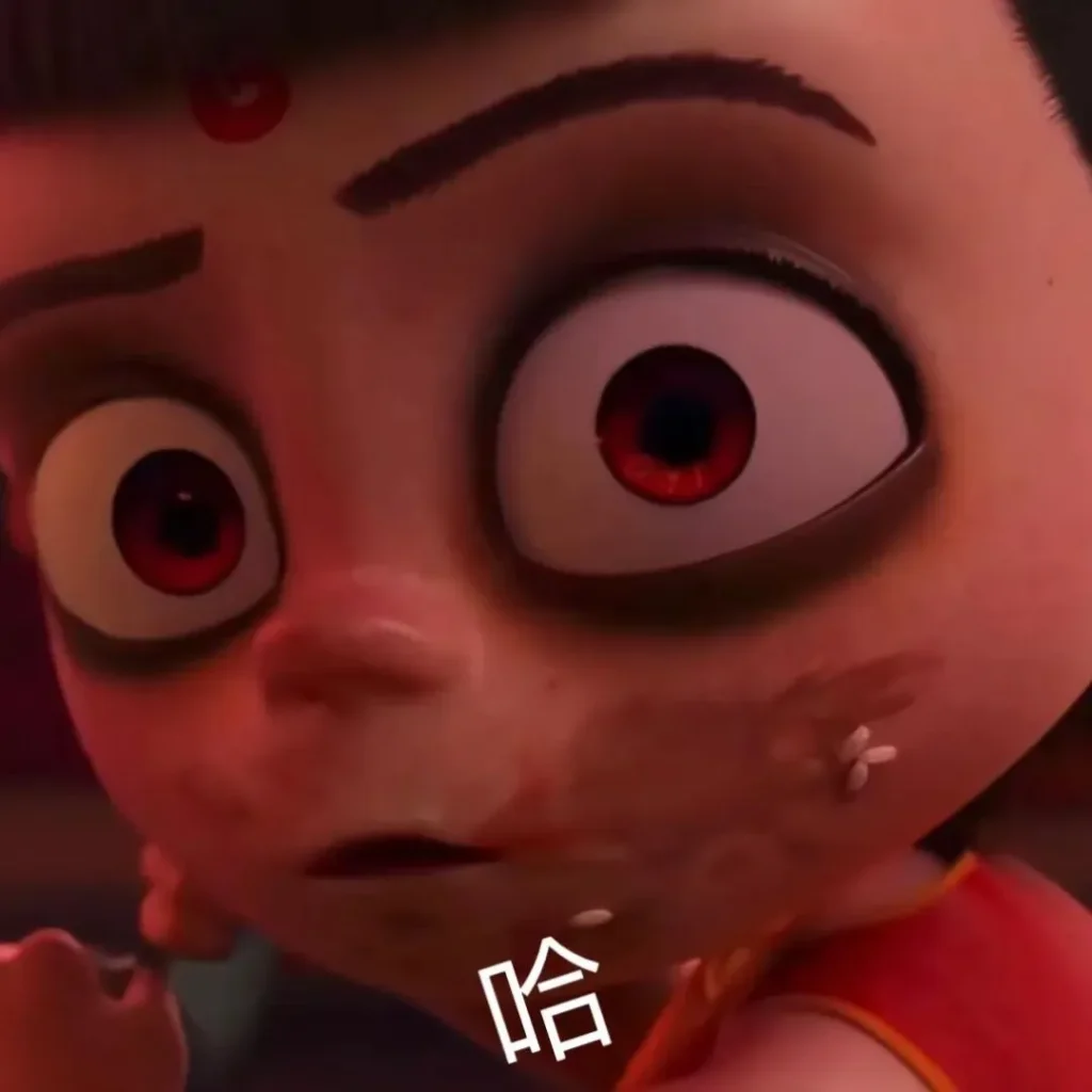 “近期超火的哪吒表情包合集”