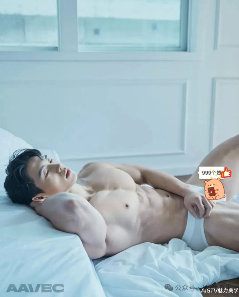 肌肉网红小哥户外冲凉,这性张力绝了!