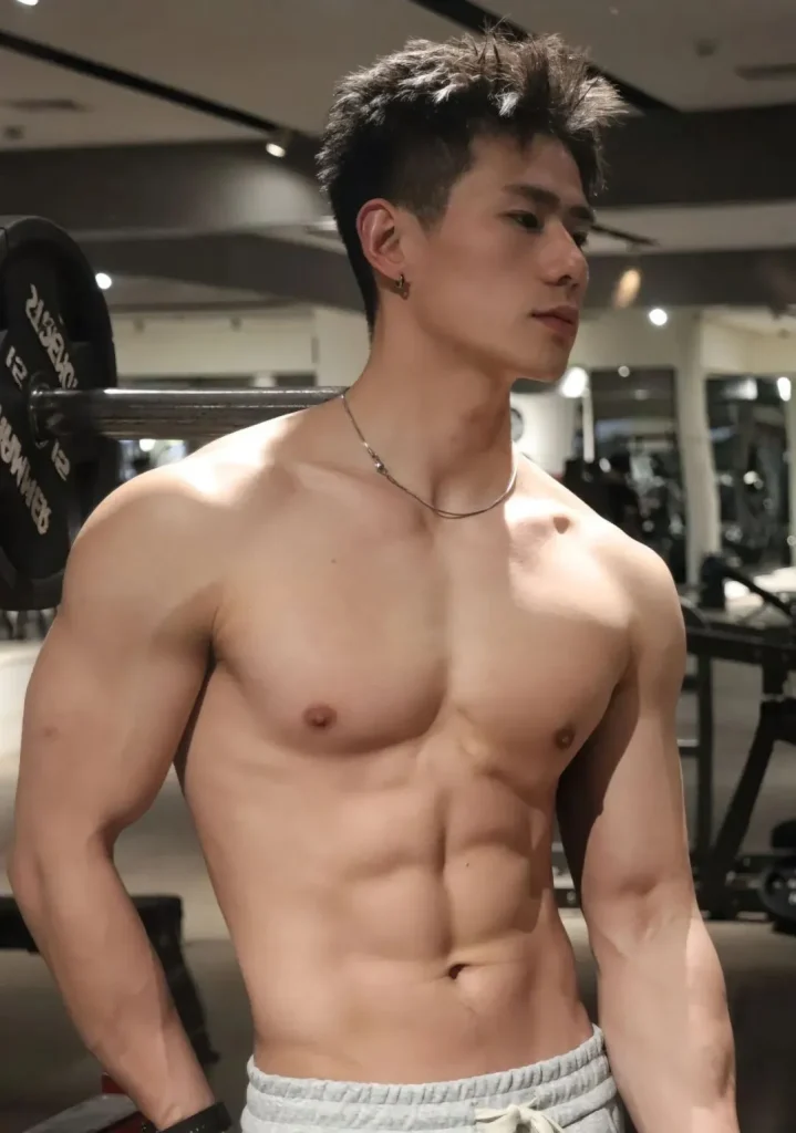 重庆大胸肌8块腹爷们肌肉健身私教!