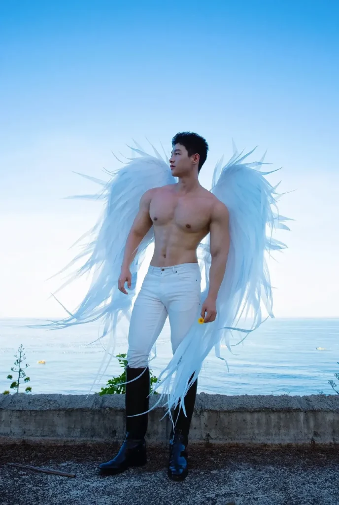 阳光洒在他身上:00后型男演绎禁欲系正装,马靴搭配也太绝了吧!